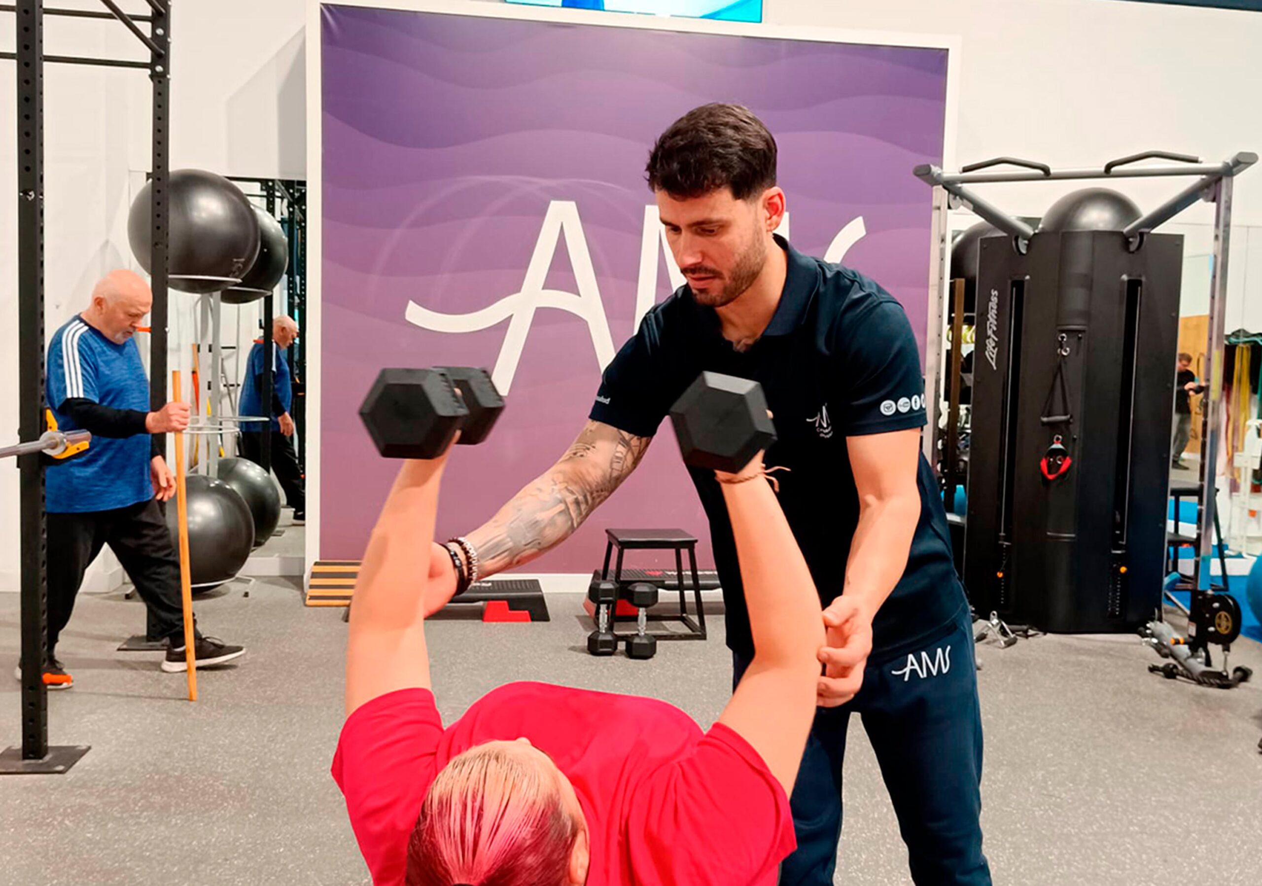 Una sesion de entrenamiento personal con Hugo Linares en AMS Centro Médico del Ejercicio